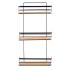 Εταζέρα 3 Θέσεων Μεταλλική Μαύρη 25,5x10,5xH49cm Bamboo Essentials εstia Home Art 02-12779 - 1