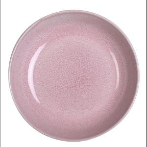 Σαλατιέρα Stoneware Στρογγυλή Φ22xH5cm Pink Reactive Glaze GTSA 67-26122 - 70657