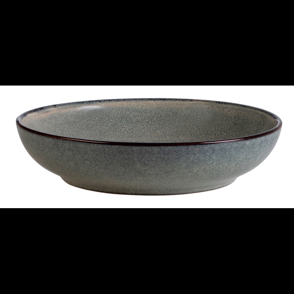 Σαλατιέρα Stoneware Στρογγυλή Φ22xH5cm Reactive Glaze Grain GTSA 67-28422 - 1