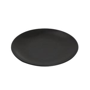 Πιάτο Ρηχό Στρογγυλό Πορσελάνης Φ21xH2,5cm Matt Black Terra Espiel TLM160K6 - 52056