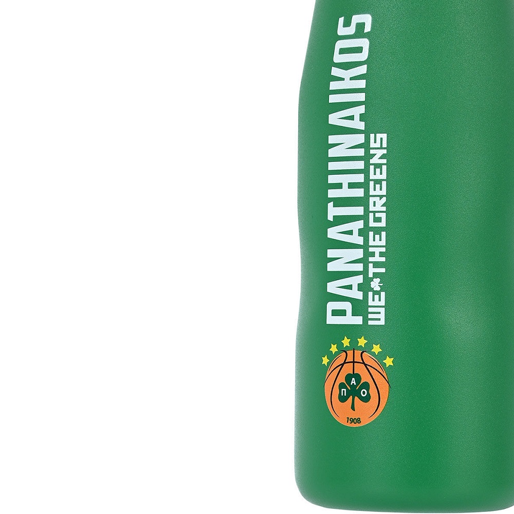 Μπουκάλι Ισοθερμικό Panathinaikos BC Edition Διπλού Τοιχώματος 500ml Ανοξείδωτο 18/10 εstia Home Art 00-12328 - 2