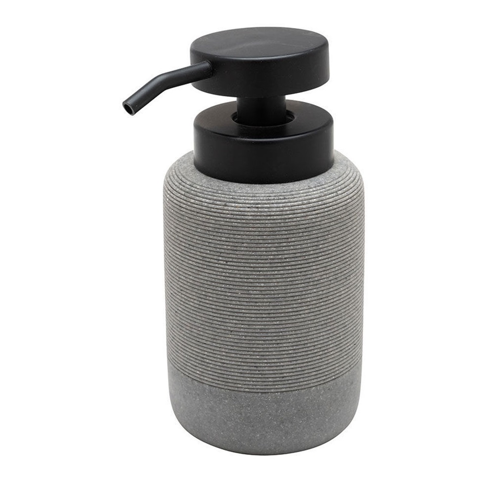 Αντλία Σαπουνιού Ρητίνης 300ml Γκρι Stone εstia Home Art 02-13370 - 0