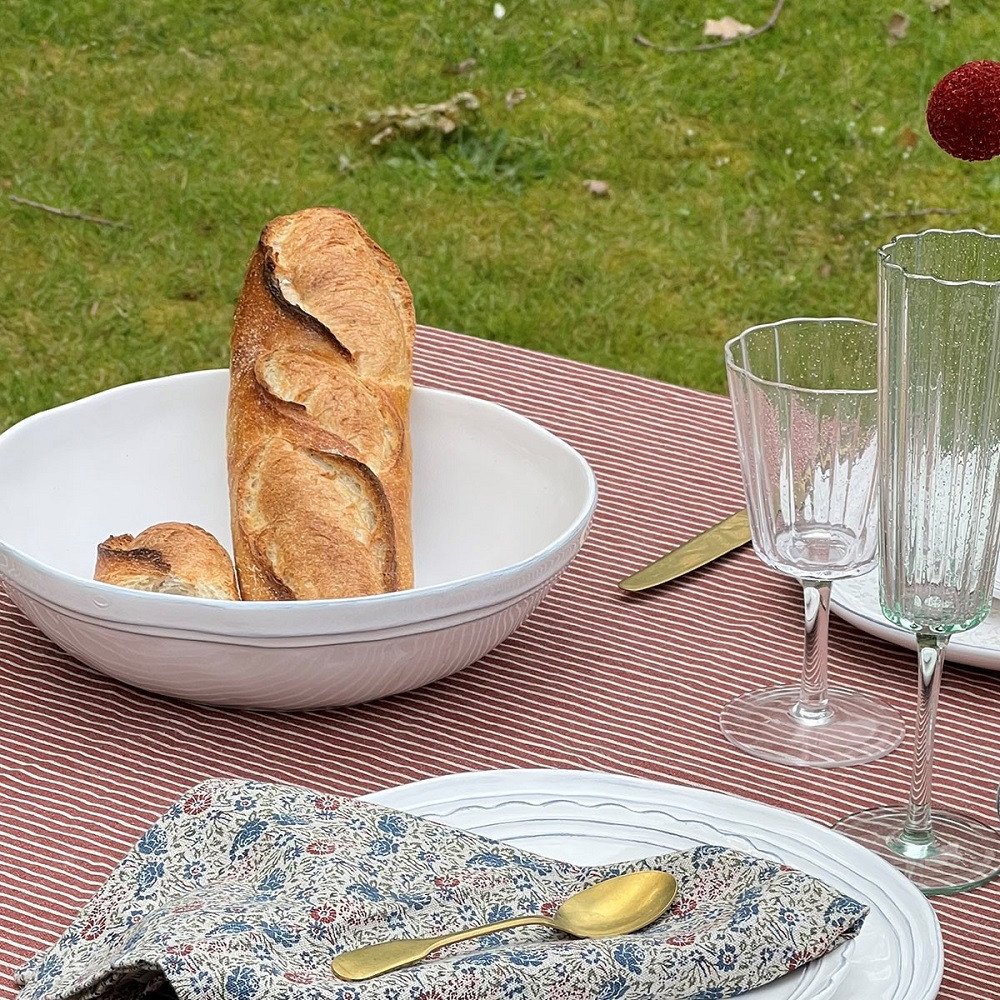 Πετσέτα Φαγητού 45x45cm Daniela Oxblood Red Kitchen Linen Laura Ashley LA183171 - 2