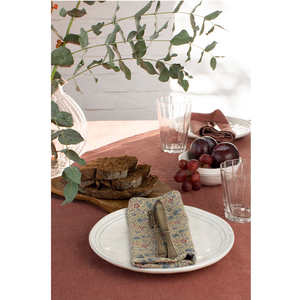 Πετσέτα Φαγητού 45x45cm Daniela Oxblood Red Kitchen Linen Laura Ashley LA183171 - 4