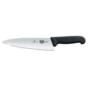 Μαχαίρι Chef 20cm Ανοξείδωτο Μαύρη Λαβή Fibrox Victorinox 5.2063.20 - 60193