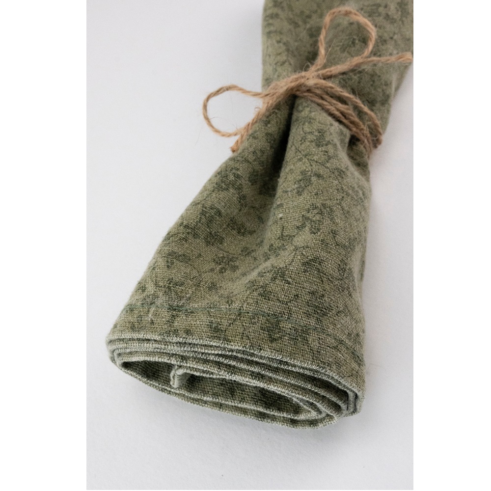 Πετσέτα Φαγητού 45x45cm Wild Clematis Sage Green Kitchen Linen Laura Ashley LA183149 - 3