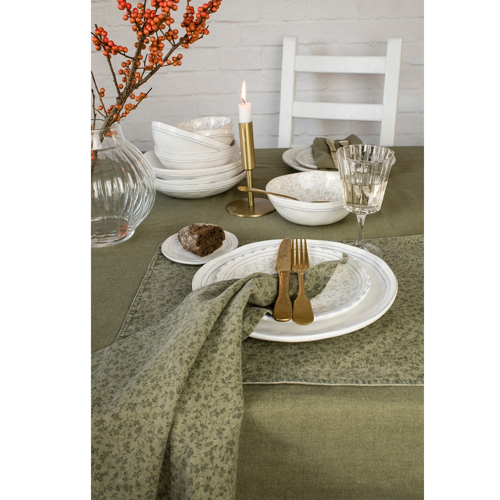 Πετσέτα Φαγητού 45x45cm Wild Clematis Sage Green Kitchen Linen Laura Ashley LA183149 - 4