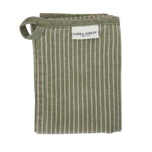 Πετσέτα Τσαγιού 70x50cm Classic Stripe Green Kitchen Linen Laura Ashley LA183152 - 61526