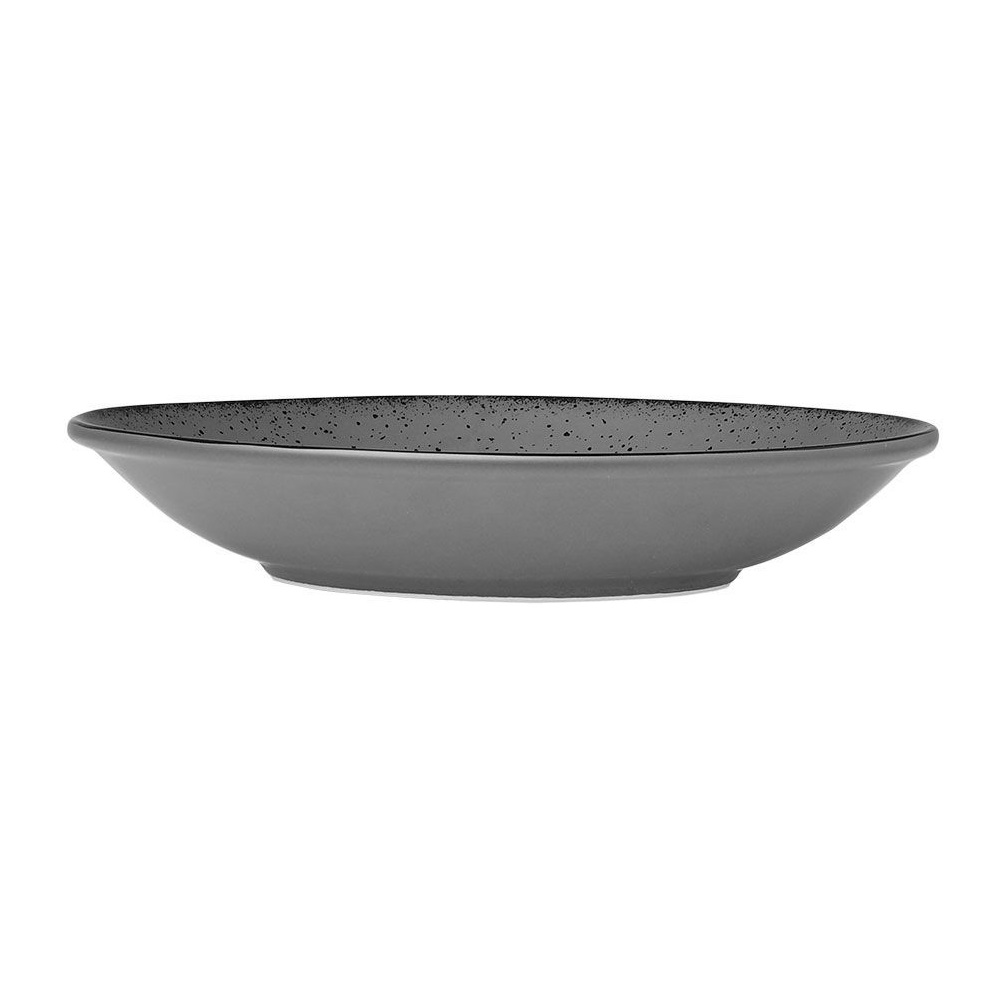 Πιάτο Βαθύ Πορσελάνης Φ23cm Grey Terra εstia Home Art 07-16210 - 2