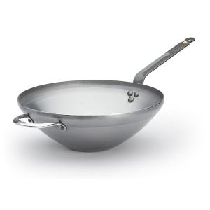 Γουόκ - Wok Ατσάλινο Φ32xH10cm Induction Mineral B De Buyer 5618.32 - 62685