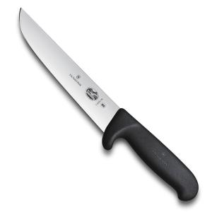 Μαχαίρι Κρέατος 18cm Ανοξείδωτο Μαύρη Λαβή Fibrox Victorinox 5.5203.18 - 60217