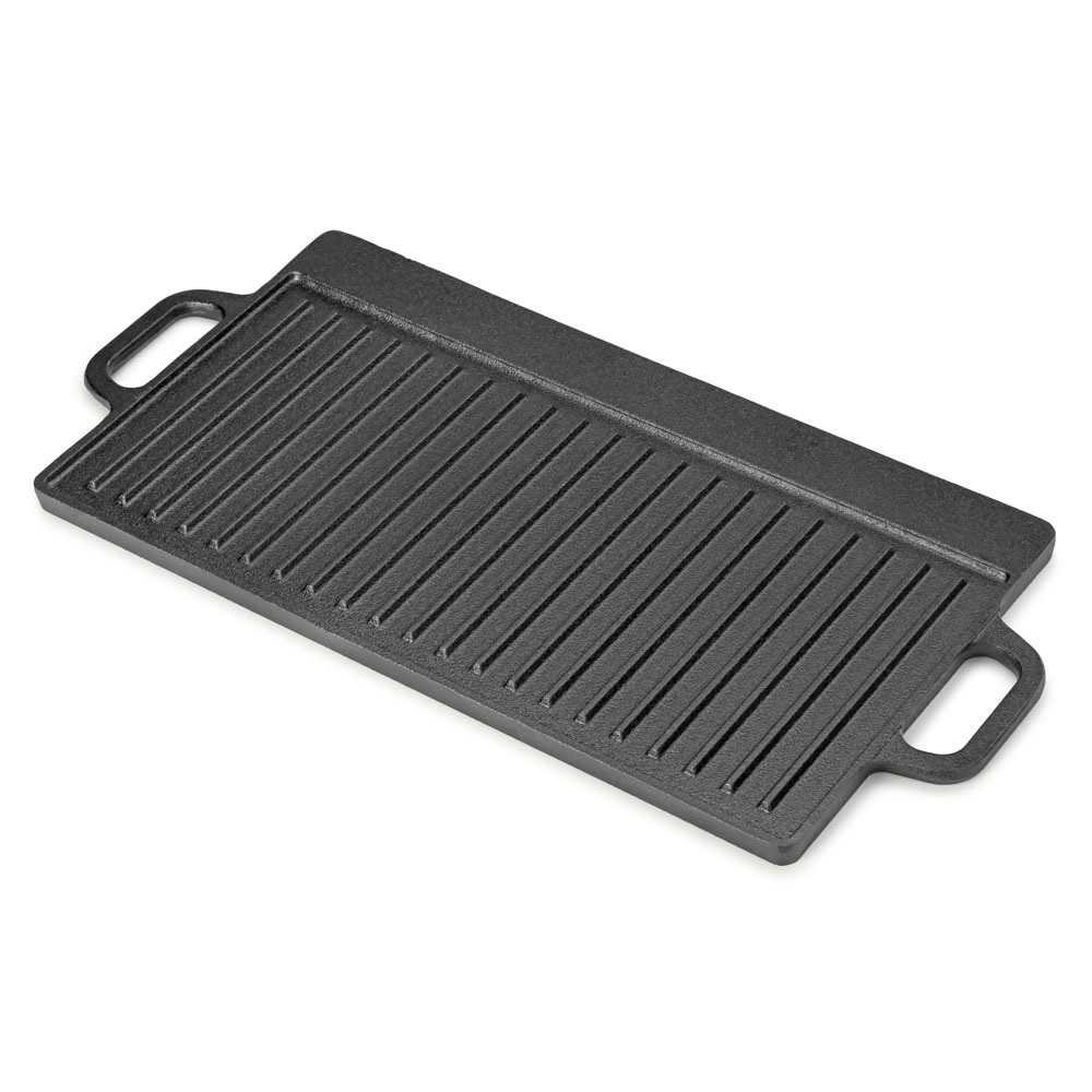 Μαντεμένια Πλάκα Grill Induction 42x23cm Με 2 Λαβές GTSA 38-671