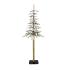 Χριστουγεννιάτικο Δέντρο Alpine Fir Snowy 120cm με Χιονισμένο Φινίρισμα και Μεταλλική Βάση Everlands 680079 - 0