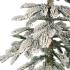 Χριστουγεννιάτικο Δέντρο Alpine Fir Snowy 120cm με Χιονισμένο Φινίρισμα και Μεταλλική Βάση Everlands 680079 - 2