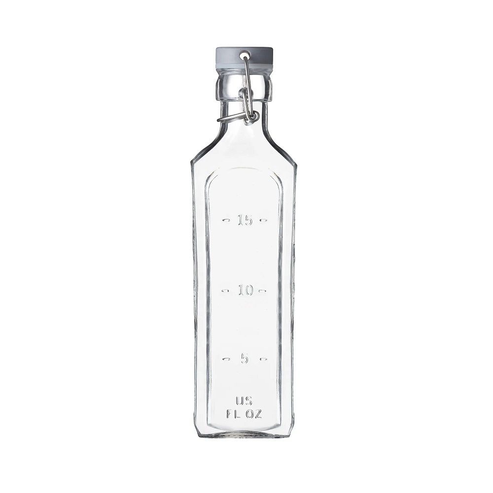 Φιάλη Γυάλινη 600ml Φ6,8xH25,5cm Με Κλίπ Kilner 0025.006 - 1