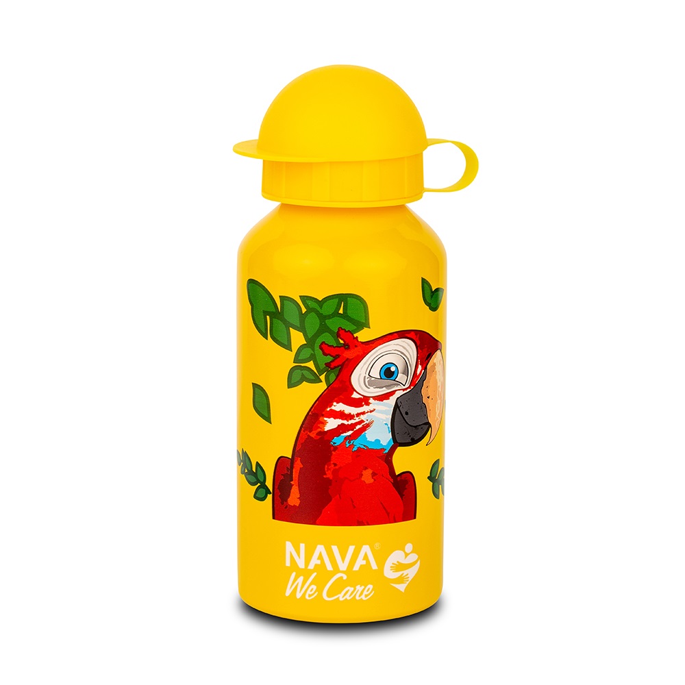 Μπουκάλι Αλουμινίου 400ml Κίτρινο Φ6,5xH16,5cm We Care Nava 10-125-013 - 0