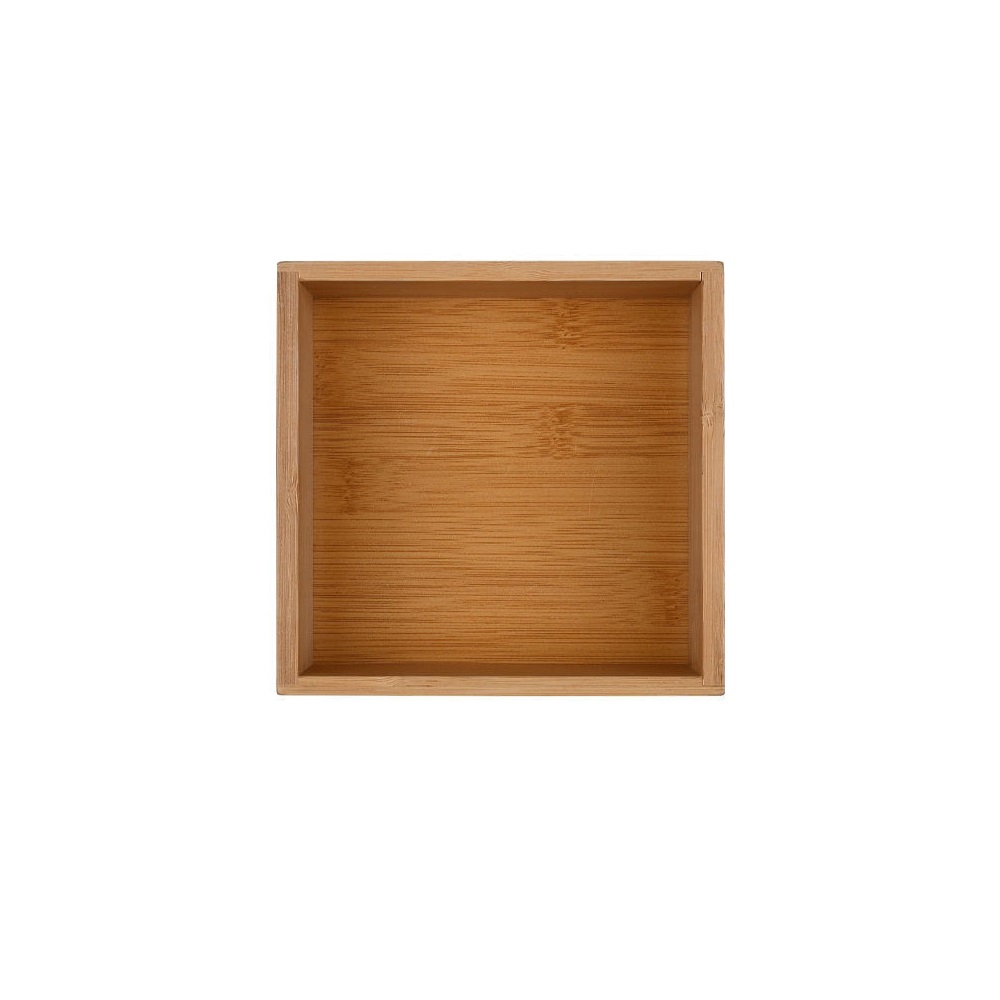 Κουτί Οργάνωσης Συρταριού 15x15xH7cm Bamboo Essentials εstia Home Art 03-17545 - 1