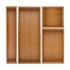 Κουτί Οργάνωσης Συρταριού 15x15xH7cm Bamboo Essentials εstia Home Art 03-17545 - 2