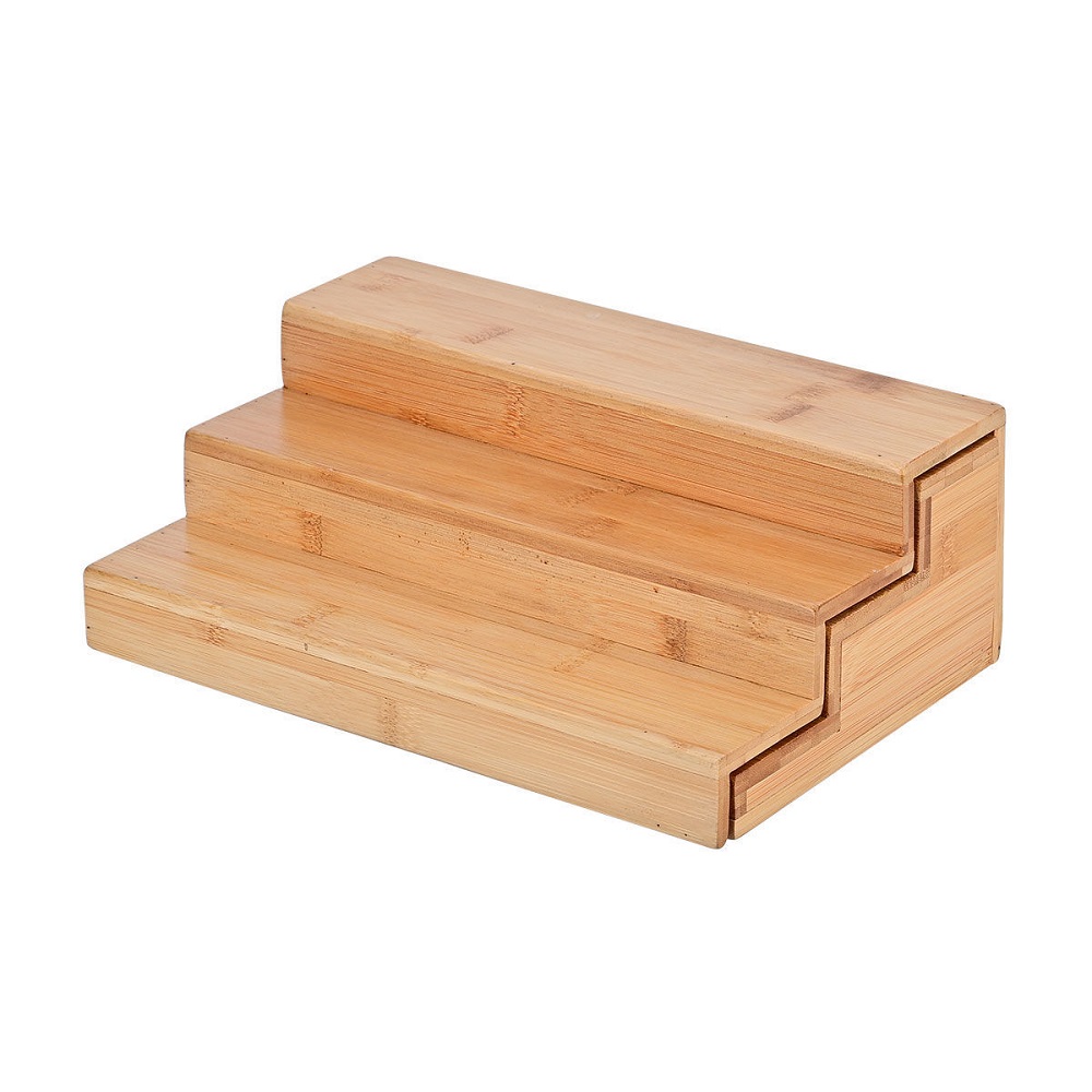 Βάση Οργάνωσης Πάγκου Επεκτεινόμενη 20x11xH30cm Bamboo Essentials εstia Home Art 01-17620 - 0