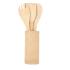 Εργαλεία Μαγειρικής Με Θήκη 4 τμχ Bamboo Essentials εstia Home Art 02-18191 - 1