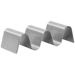 Σταντ Για Tacos / Hot Dog 2-3 Θέσεων Inox 14x4xH3,5cm GTSA 53-521 - 70695