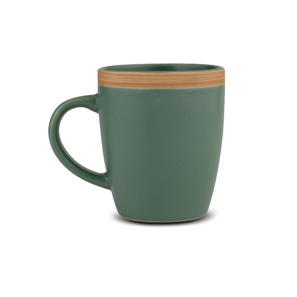 Κούπα Stoneware 380ml Φ8xH10cm Athena Green Nava 10-141-066 - 0