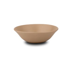 Σαλατιέρα Στρογγυλή Stoneware Μπεζ 1,1Lt Φ23xH6,5cm Soho Nava 10-099-274 - 67019