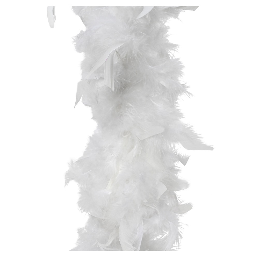 Boa Feather Fluffy Λευκό Φ8x150cm Kaemingk 448744