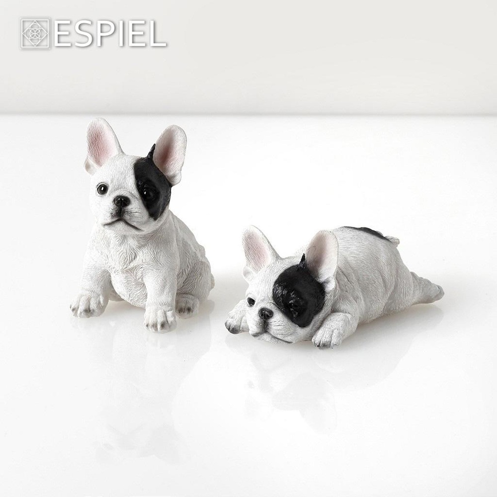 Φιγούρα French Bulldog από Πολυρεζίνη 16x8,5x7,5 εκ. – Ένα Αξιαγάπητο Διακοσμητικό Espiel GID111 - 1