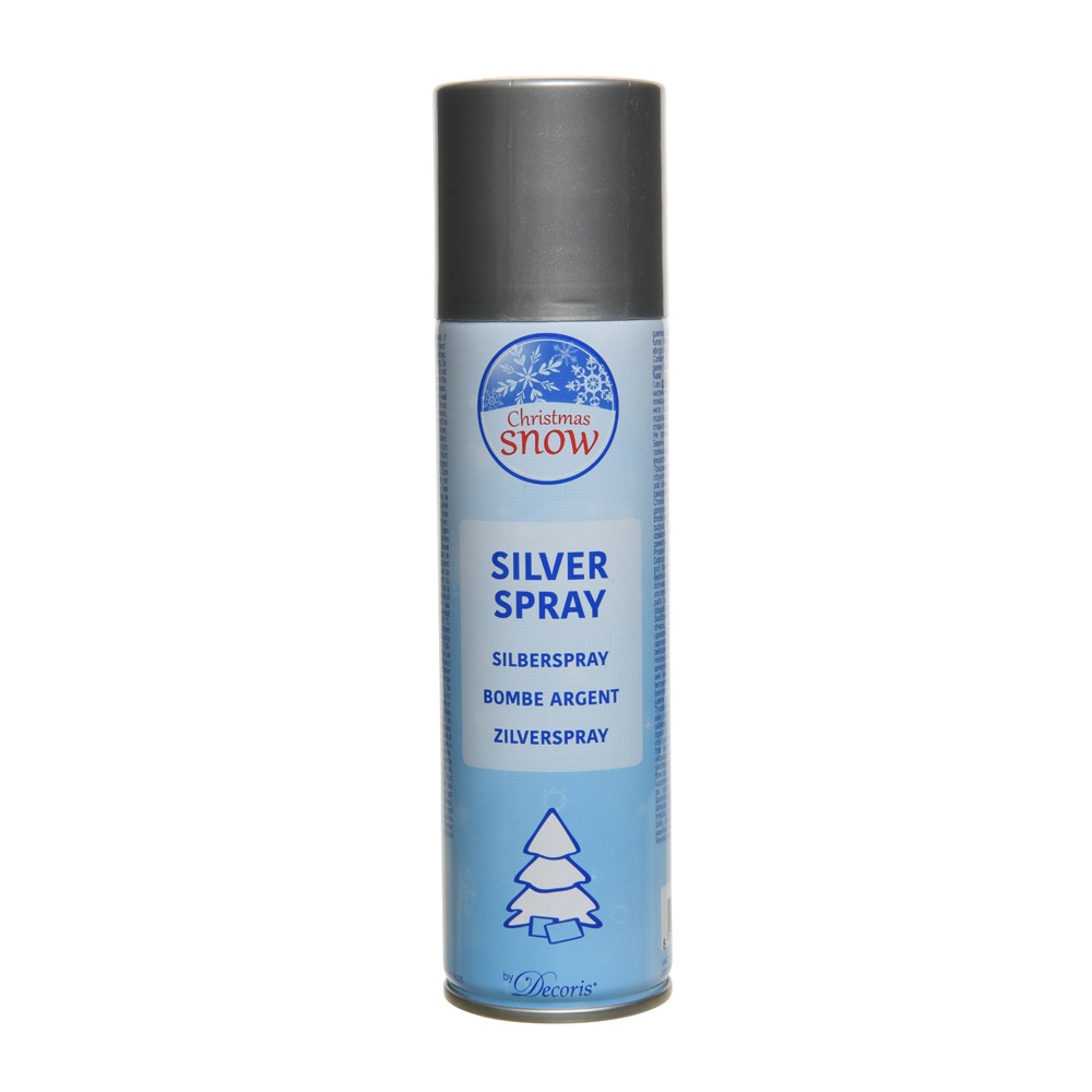 Σπρέι Διακόσμησης Ασημί Christmas Snow 150ml Kaemingk 400442