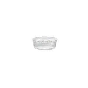 Σκεύος Φαγητού PET Στρογγυλό Deli Pot 8oz. Με Καπάκι (Πακέτο 50τμχ) Intertan Q400008D - 79630