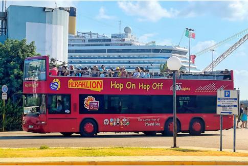 HERAKLION OPEN BUS SIGHTSEEING TOUR
