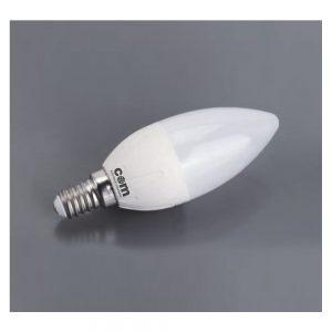 Λάμπα LED οικονομίας κερί ψυχρό φως 7W / E14 6500K - 14102