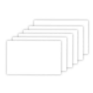 Κάρτες Αλληλογραφίας-Επισκεπτηρίου 100τμχ σε Λευκό χρώμα Card Visit 263092 - 30617