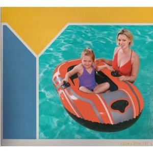 Πλαστική παιδική φουσκωτή βάρκα 1 θέσης, πορτοκαλί/κόκκινο, 155Χ97cm 12779,8+ - BESTWAY - 21191