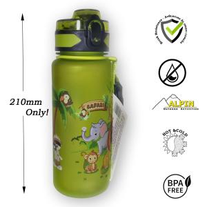 Παγούρι πλαστικό Alpin kids πράσινο-ζούγκλα 500ml 1220Z - 31551
