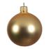 Σετ χριστουγεννιάτικες μπάλες, 6 τμχ, χρυσό ματ, διάμ. 6cm - KAEMINGK, 113012 - 0