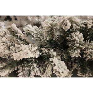Χριστουγεννιάτικη Γιρλάντα Πλαστική Flocked Λευκή 270cm,Atmosphera 9780624 - 33080
