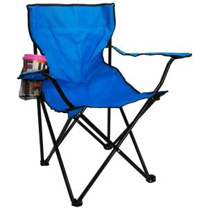 Μεταλλική αρθρωτή καρέκλα camping, μπλε/πορτοκαλί/πράσινο/λαχανί-CH-A032 - 27572