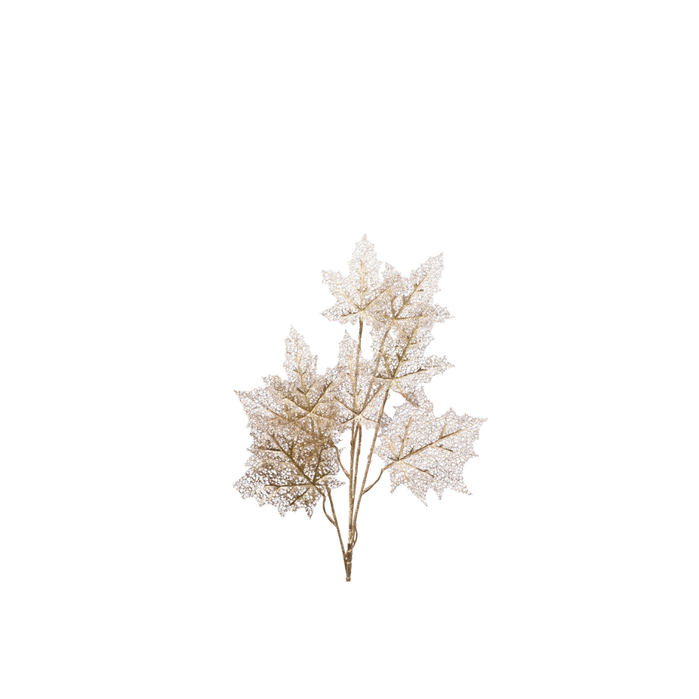 Χριστουγεννιάτικα Φύλλα Σφενδάμου,Χρυσά,47Χ7Χ85εκ.-Kaemingk,22.0458