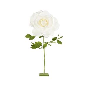 Διακοσμητικό τριαντάφυλλο λευκό 120εκ. 29019 - 21440