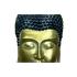 Διακοσμητικός κεραμικός Βούδας κρεμαστός χρυσός-μαύρος 3-70-216-0090 - 0