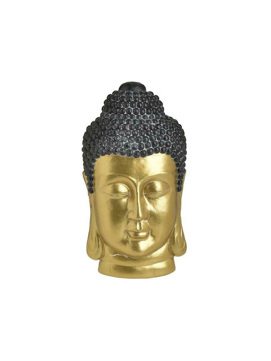 Διακοσμητικός κεραμικός Βούδας κρεμαστός χρυσός-μαύρος 3-70-216-0090