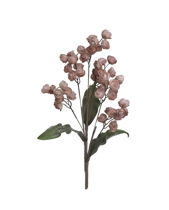Τεχνητό Φυτό Τριαντάφυλλο Ροζ / Μωβ 56cm,Inart