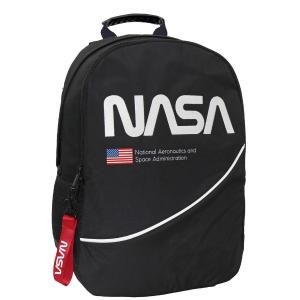 Σχολική Τσάντα Πλάτης Δημοτικού σε Μαύρο χρώμα Μ33 x Π16 x Υ45εκ Nasa 486020 - 30034