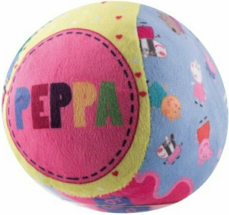 Soft Ball Μαλακή Μπαλίτσα Με Κουδουνάκι Πέππα Το Γουρουνάκι-52824V