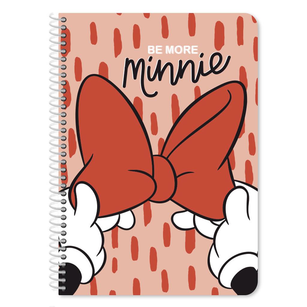 Σπιράλ Τετράδιο Ριγέ Α4 60 Φύλλων 2 Θεμάτων Minnie (Διάφορα Σχέδια) 000563520