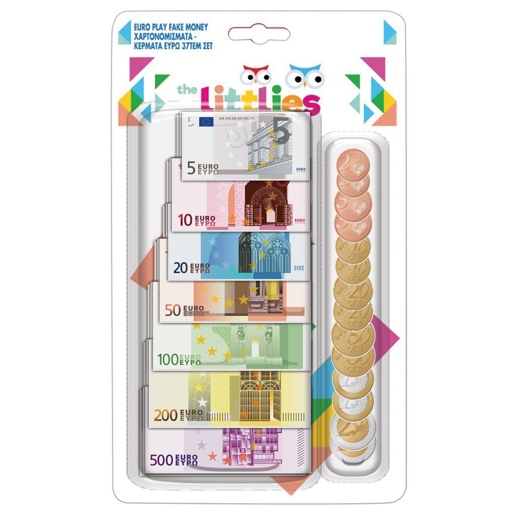 Χαρτονομίσματα & Κέρματα Euro για 3+ Ετών 37τμχ-Luna,620371