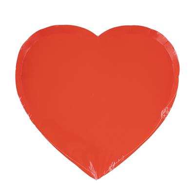 Πιάτα Χάρτινα σε Σχήμα Καρδιάς 8τεμ.-62729