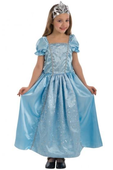 Αποκριάτικη Παιδική Στολή Γαλάζια Πριγκίππισσα,4-5 Χρονών,68148